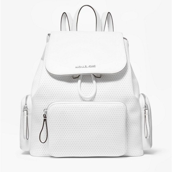 MICHAEL Michael Kors Handbags - Micheal Kors Abbey Medium Perforated Backpack